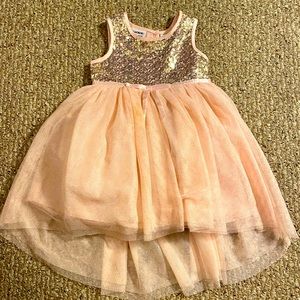 Pink & Gold Glittery Girls’ Dress from Blueberi Boulevard Size 3T